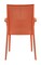 LeisureMod Weave Mace Indoor/Outdoor Chair (With Arms), Set of 2